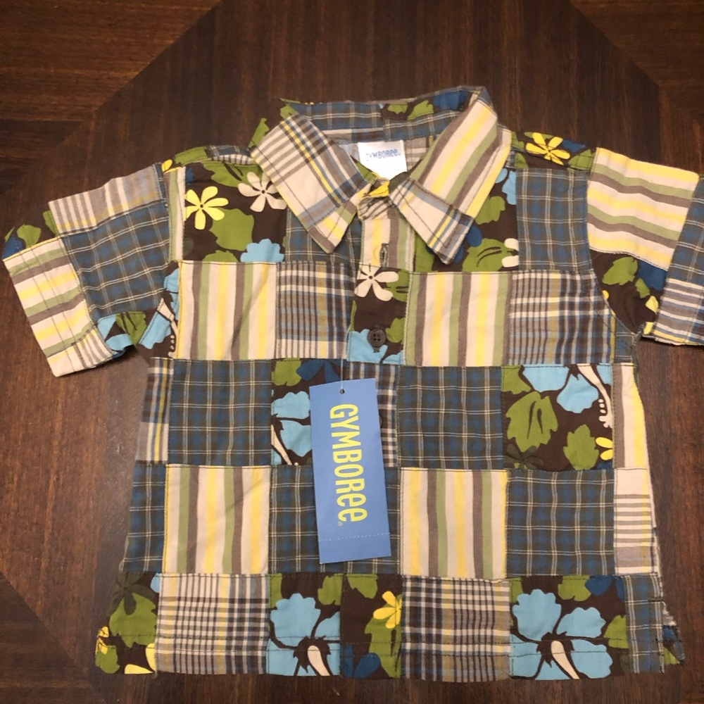 Gymboree shirt sleeve button down NWT
